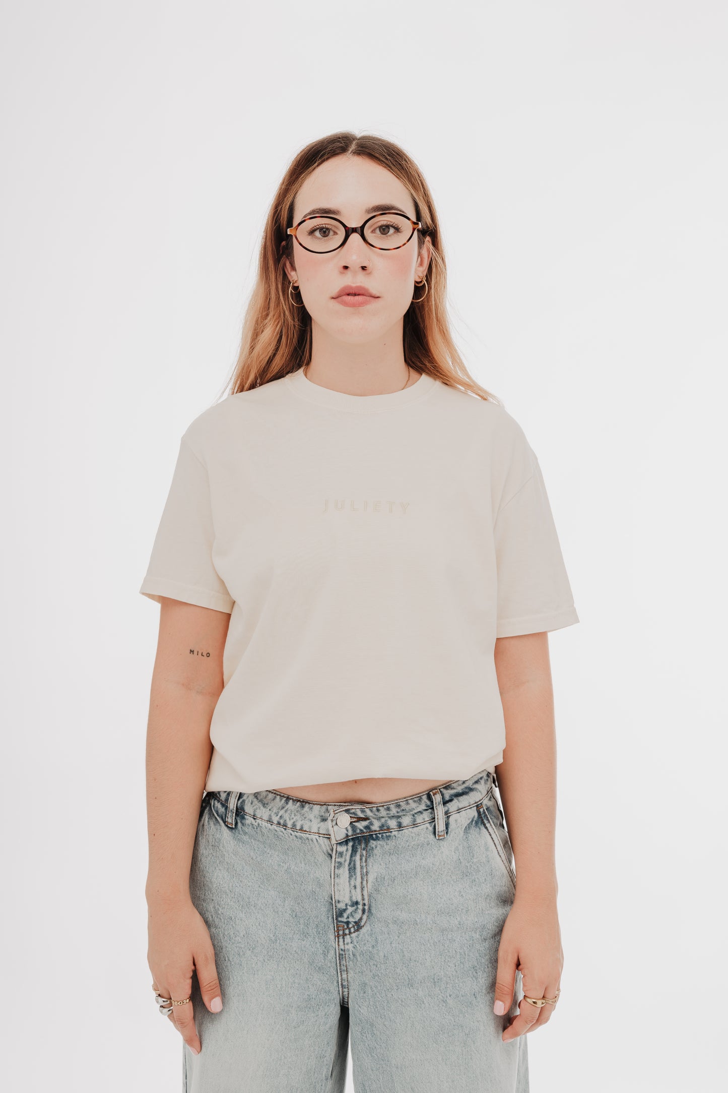 Camiseta gruesa teñida unisex