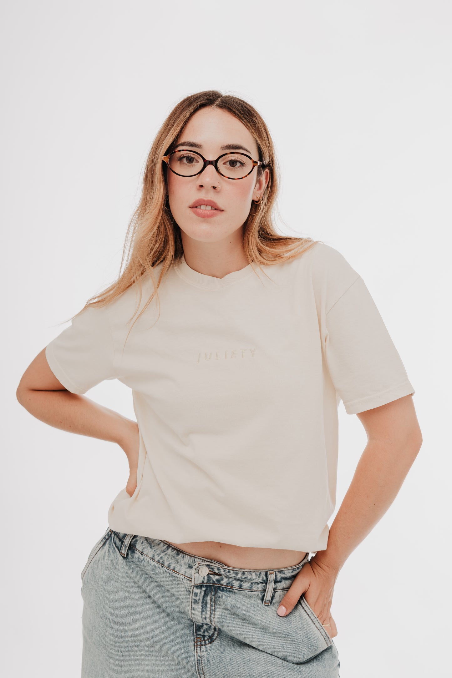 Camiseta gruesa teñida unisex