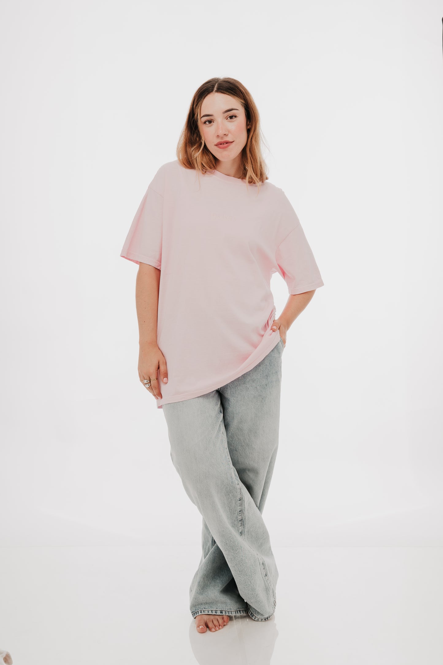 Camiseta gruesa teñida unisex