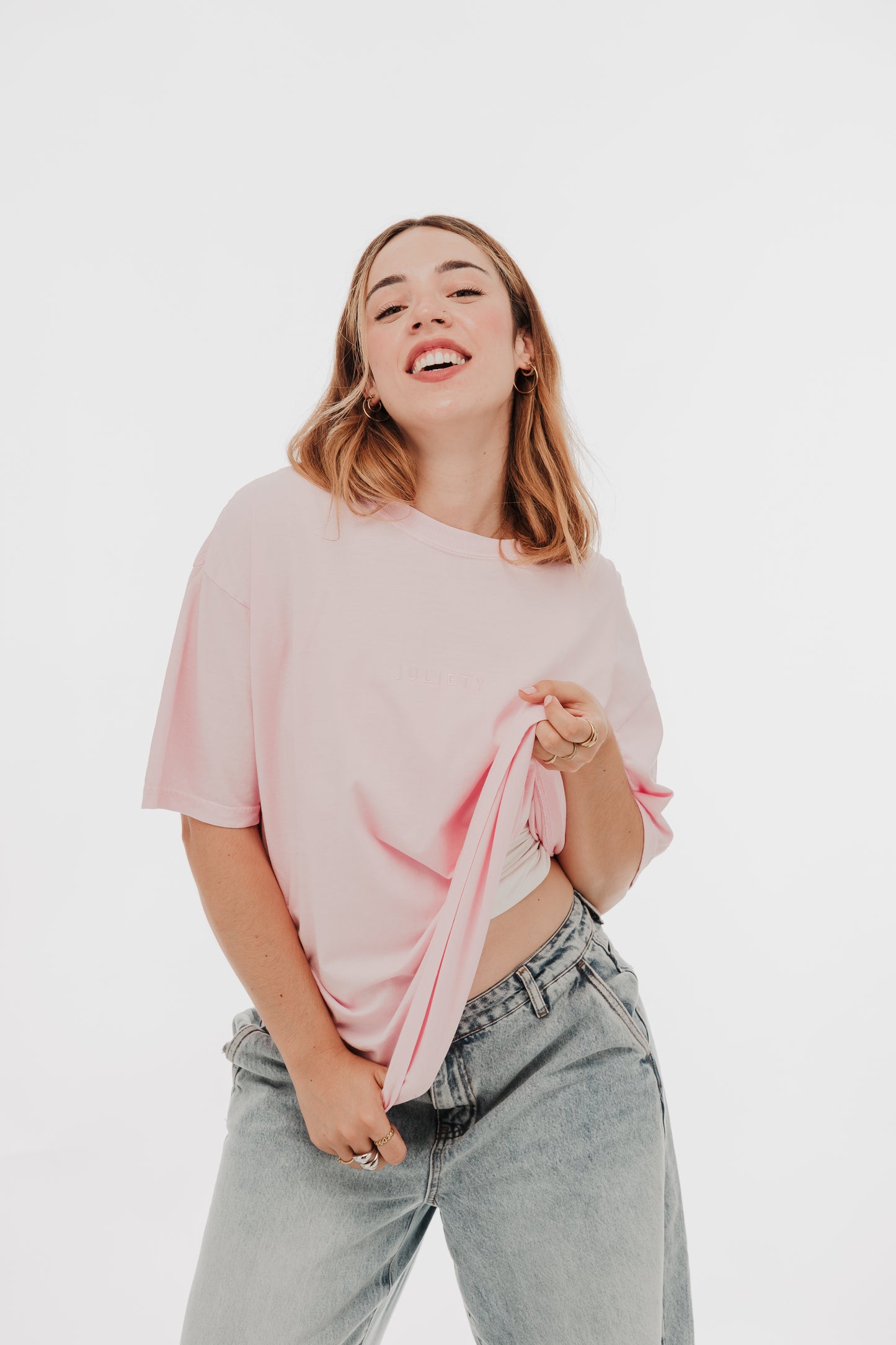 Camiseta gruesa teñida unisex