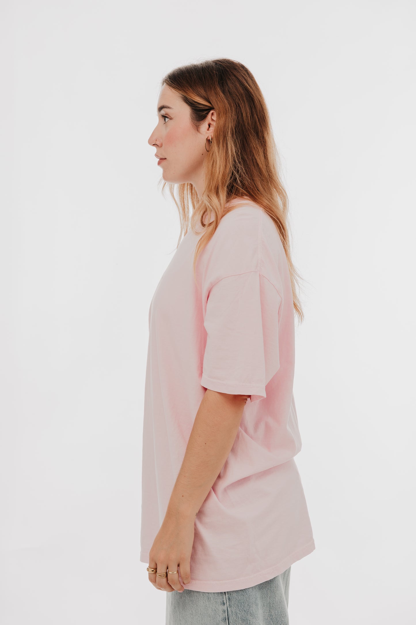 Camiseta gruesa teñida unisex