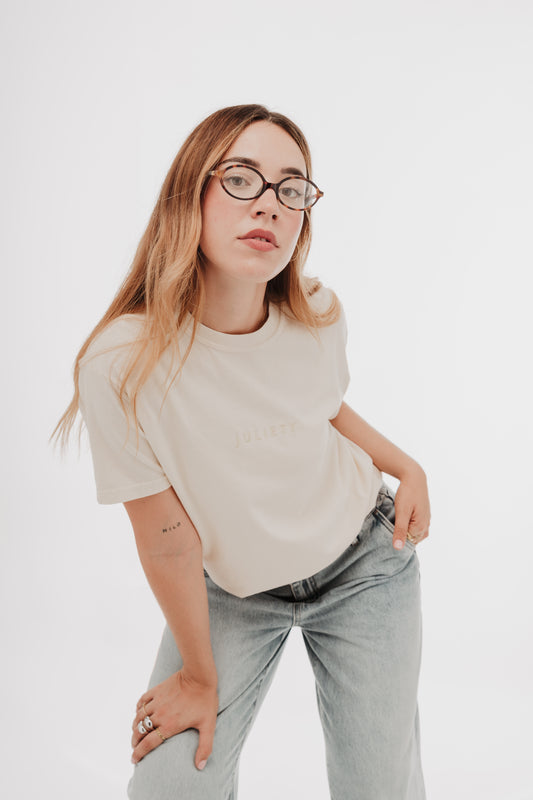Camiseta gruesa teñida unisex
