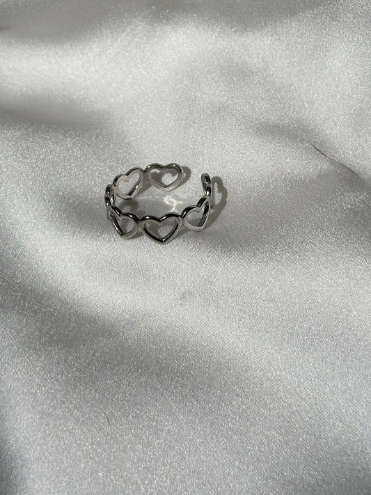 Anillo corazones