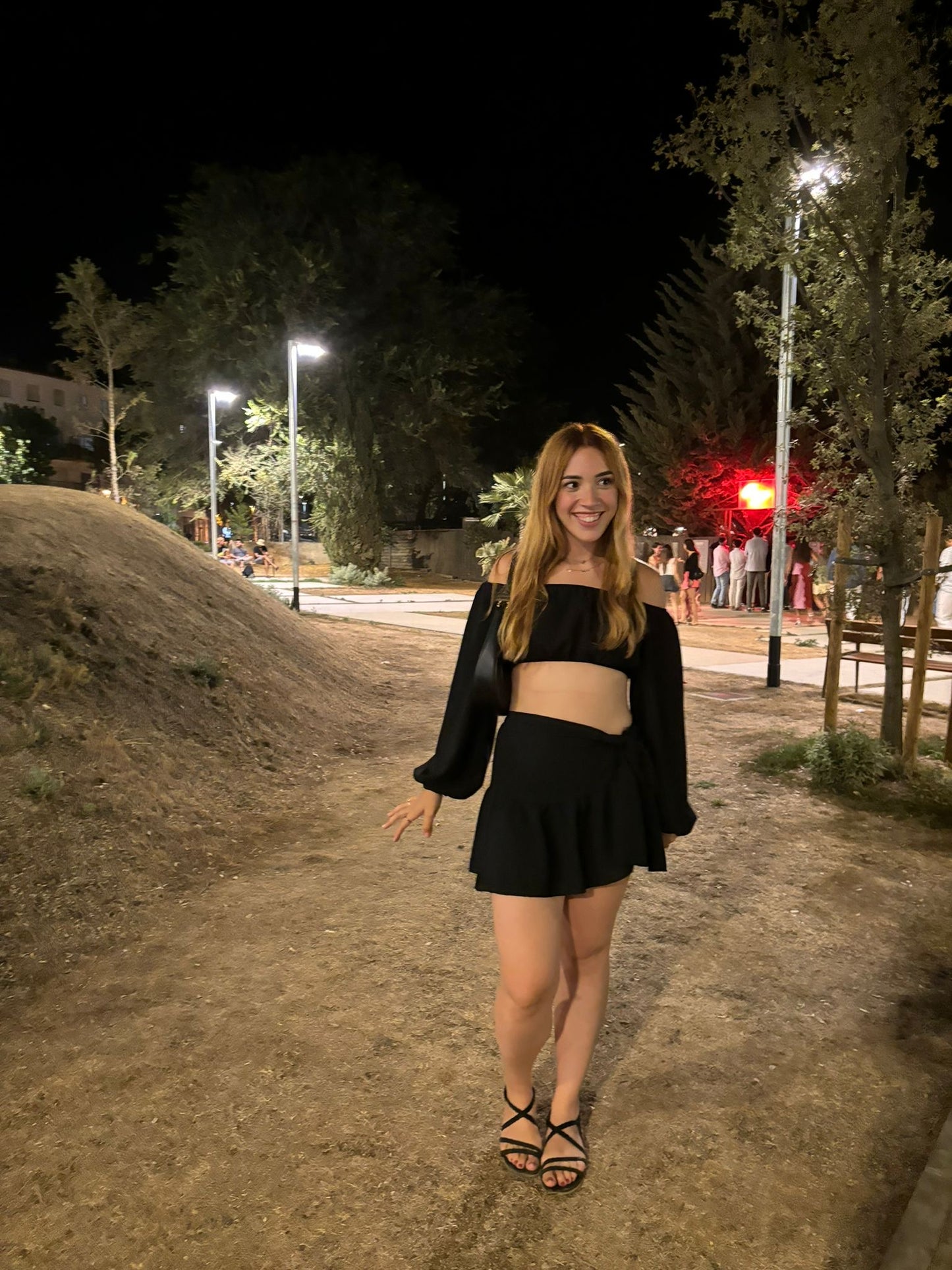 Falda volantes